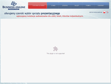 Tablet Screenshot of businessonline.com.pl