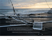 Tablet Screenshot of businessonline.asia